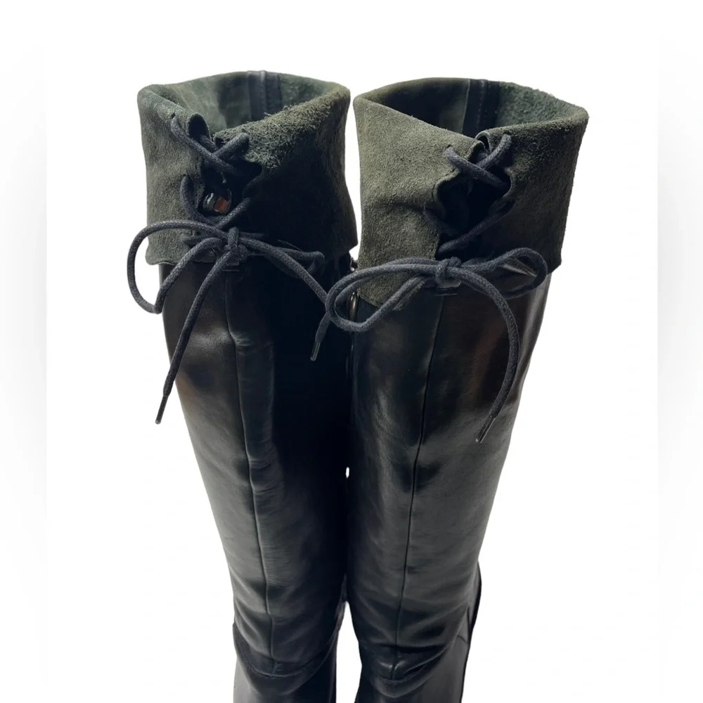Fiorentini + Baker | Eternity 705 Knee High Boot in Black Leather 37.5
